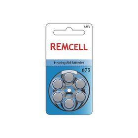 Remcell 675 Numara 6 Adet İşitme Cihazı Pili
