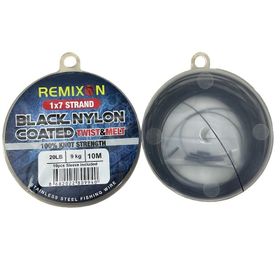 Remixon 20 Lbs 9 kg 10 m Siyah Çelik Tel