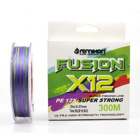 Remixon Standart - 0.18 mm Fusion 300M X12 Multi Color ip Misina