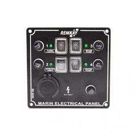 Remkay 12V 10'lu İzoleli Çakmaklı Switch Panel