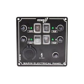 Remkay 12V 10'lu İzoleli Çakmaklı Switch Panel