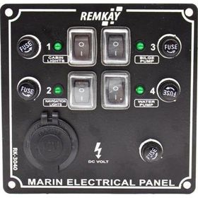 Remkay 12V 10'lu İzoleli Çakmaklı Switch Panel