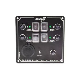 Remkay 12V 12'li İzoleli Çakmaklı Switch Panel
