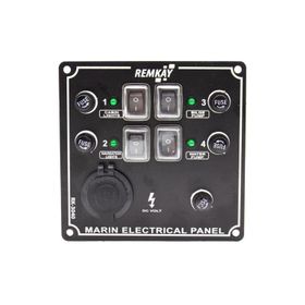 Remkay 12V 12'li İzoleli Çakmaklı Switch Panel