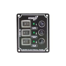 Remkay 12V 12'li İzoleli Dikey Switch Panel