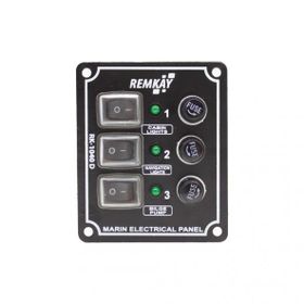 Remkay 12V 4'lü İzoleli Dikey Switch Panel