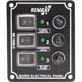 Remkay 12V 5'li İzoleli Dikey Switch Panel