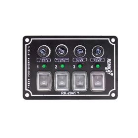 Remkay 12V 5'li İzoleli Yatay Switch Panel