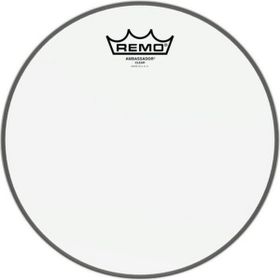 Remo 10'' Ambassador Clear Tom Derisi