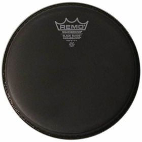 Remo 10'' Black Suede Emperor Tom Derisi