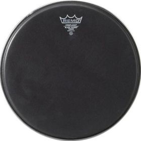 Remo 10'' Black Suede Emperor Tom Derisi
