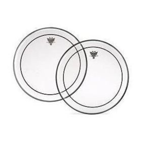 Remo 24'' Pinstripe Clear Kick Derisi
