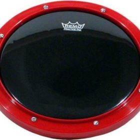 Remo Ambassador Ebony 8 inç Kırmızı Practice Pad