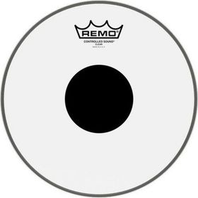 Remo CS-0310-10 Controlled Sound Şeffaf Top Black Dot 10" Davul Derisi