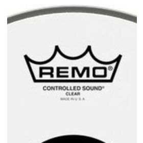 Remo CS-0310-10 Controlled Sound Şeffaf Top Black Dot 10" Davul Derisi