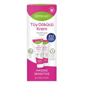 Remove 100 ml + 100 ml Hassas Ciltler Tüy Dökücü Krem