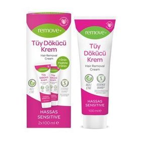 Remove 100 ml + 100 ml Hassas Ciltler Tüy Dökücü Krem