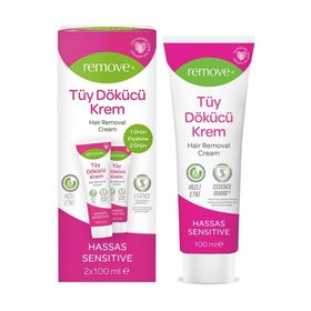 Remove 100 ml + 100 ml Hassas Ciltler Tüy Dökücü Krem