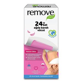 Remove Care Hassas Ciltler 24'lü Vücut Ağda Bandı