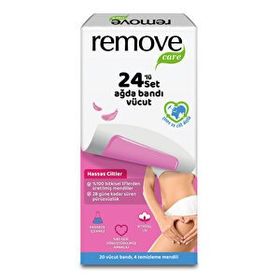 Remove Care Hassas Ciltler 24'lü Vücut Ağda Bandı