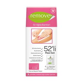 Remove İnce ve Seyrek Tüyler 52'li Sir Ağda Bantları