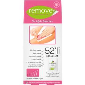 Remove İnce ve Seyrek Tüyler 52'li Sir Ağda Bantları
