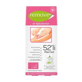 Remove İnce ve Seyrek Tüyler 52'li Sir Ağda Bantları