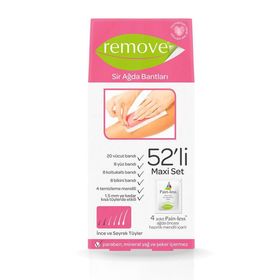 Remove İnce ve Seyrek Tüyler 52'li Sir Ağda Bantları