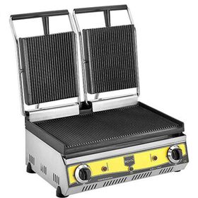 Remta 4000 W 20 Adet Pişirme Kapasiteli Teflon Çift Kapaklı Tost Makinesi Gri
