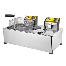 Remta 8+8 lt Elektrikli Çiftli Fritöz