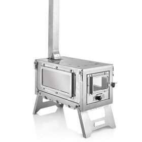Remta KM02 Paslanmaz Çelik Mini Katlanır Kamp Sobası