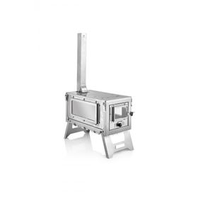 Remta KM02 Paslanmaz Çelik Mini Katlanır Kamp Sobası