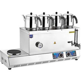 Remta N14 85 Model CE 58 lt Dört Demlikli Gazlı Kahveci Takımlı Çay Kazanı