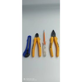 Remtaş 4 Parça Çok Amaçlı Set Remtas Pense Yankeski Kontrol Kalemi Maket Bıcağı Sbstedarik Pense