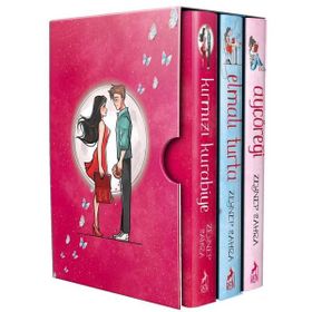 Ren Kitap Ayçöreği - Elmalı Turta - Kırmızı Kurabiye Seti - 3 Kitap Takım