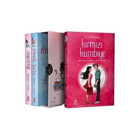 Ren Kitap Ayçöreği - Elmalı Turta - Kırmızı Kurabiye Seti - 3 Kitap Takım
