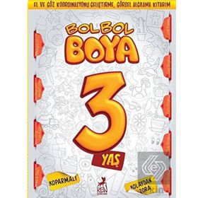 Ren Yayınları Çocuk Yayınları 3 Yaş Bol Bol Boya Kitap