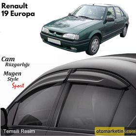 Renault 19 Europa Mügen Cam Rüzgarlığı
