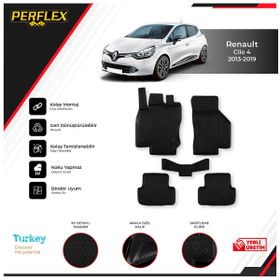 Renault 2013-2019 Clio 4 3D Havuzlu Paspas