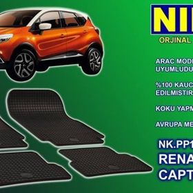 Renault Captur 2013 Kauçuk Paspas