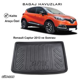 Renault Captur 2013 Ve Sonrası 3d Bagaj Havuzu