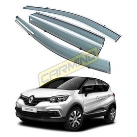 Renault Captur 2015-2018 Krom Cam Rüzgarlığı
