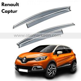 Renault Captur 2015-2018 Krom Cam Rüzgarlığı