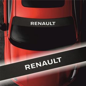 Renault Captur Karbon Ön Cam Oto Sticker