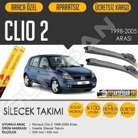 Renault Clio 2 1998-2005 Muz Silecek Takımı
