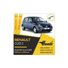 Renault Clio 2 1998-2005 Muz Silecek Takımı