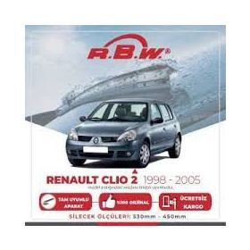 Renault Clio 2 RBW 1998-2005 Muz Silecek Takımı