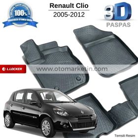 Renault Clio 3 2005 Havuzlu Paspas