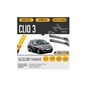 Renault Clio 3 2006-2011 Muz Silecek Takımı