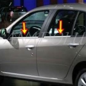 Renault Clio 3 2006-2012 4 Parça Krom Cam Çıtası